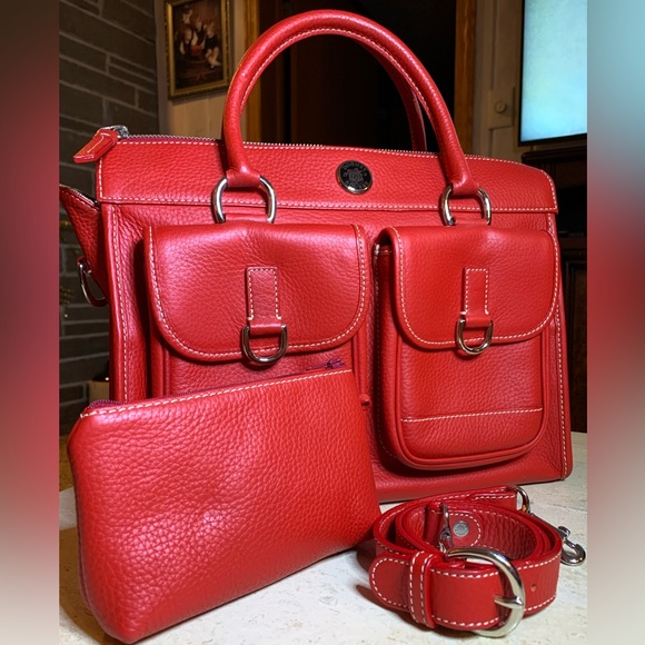 Dooney & Bourke Double Pocket Tote EUC - Picture 4 of 14